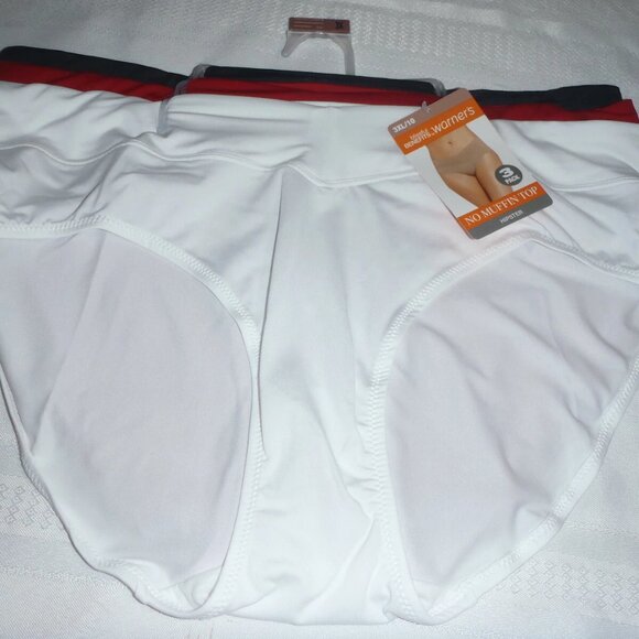 Warners Blissful Benefits 3 Pair Pack 3XL Size 10 Hipster Panties NWT - Picture 1 of 3